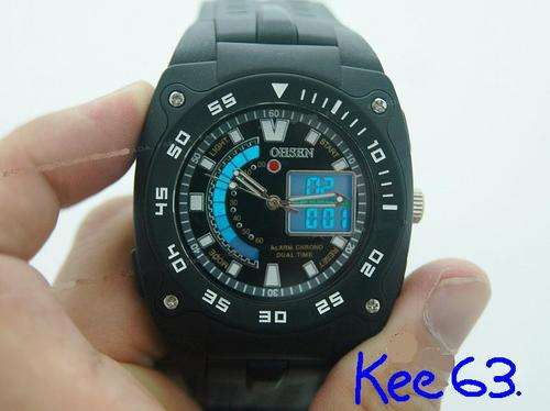 MENS OHSEN DIDGITAL AND ANALOGUE SPORTS WATCH